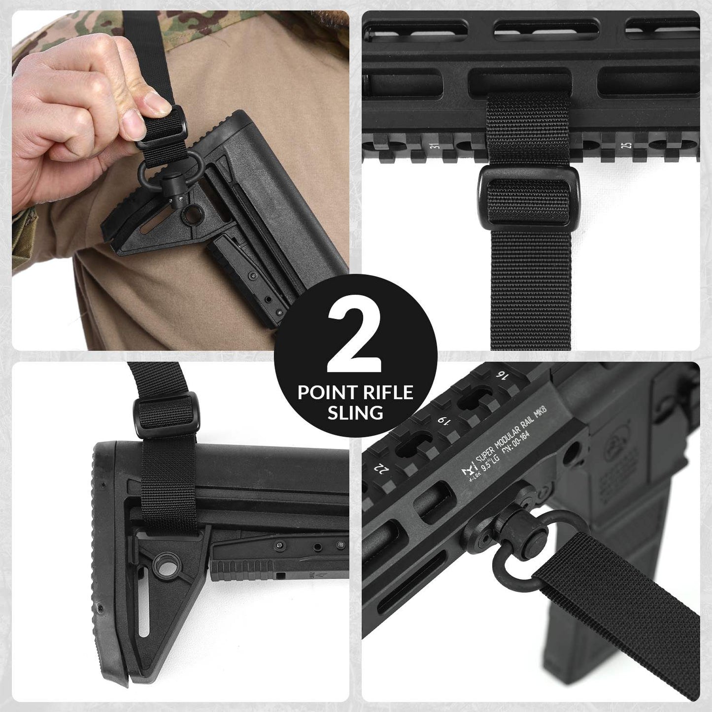 Votagoo Rifle Sling for Hunting Tactical Strap