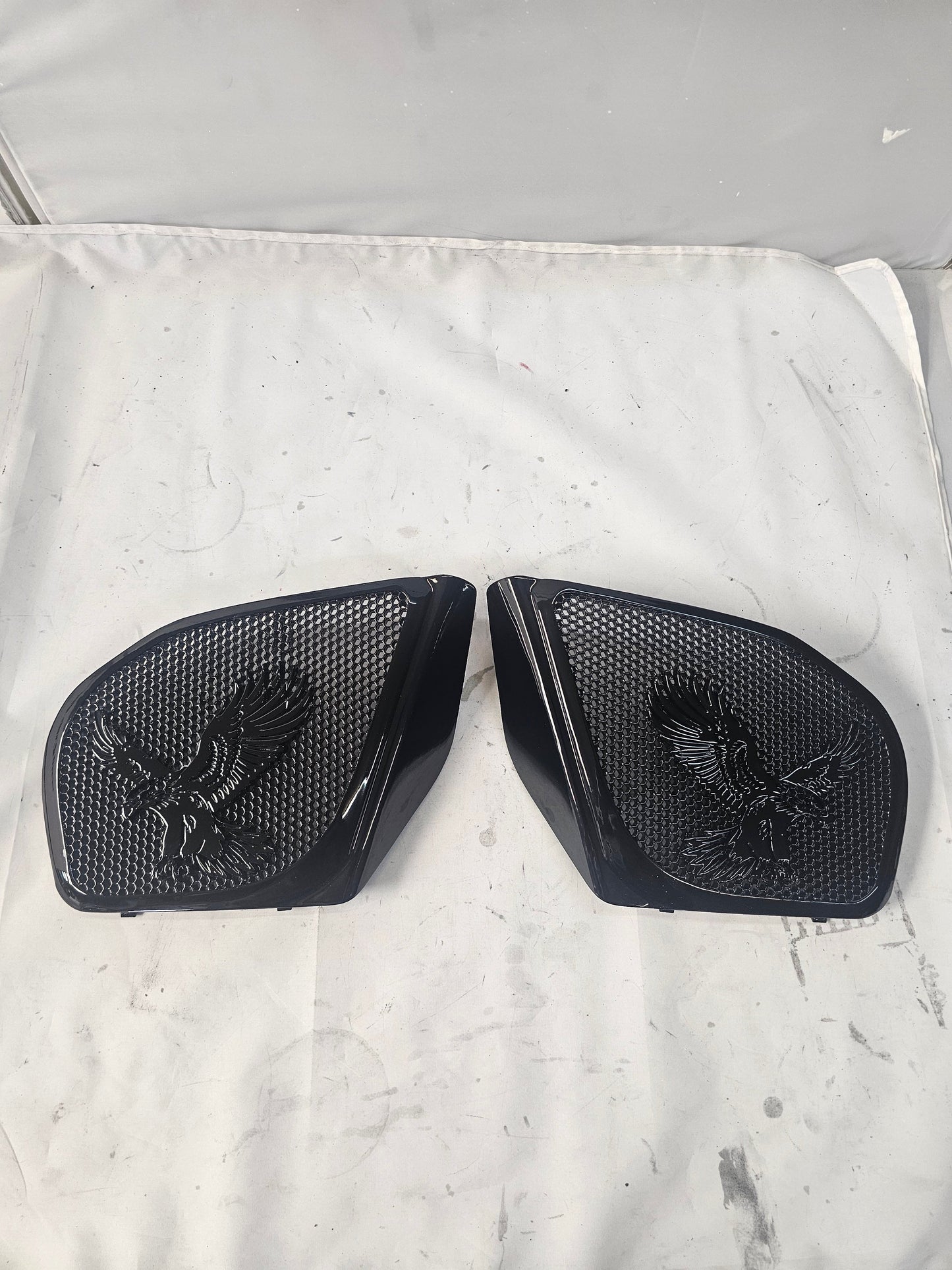 98-2024+ Road Glide 3D Eagle speakers grill covers set