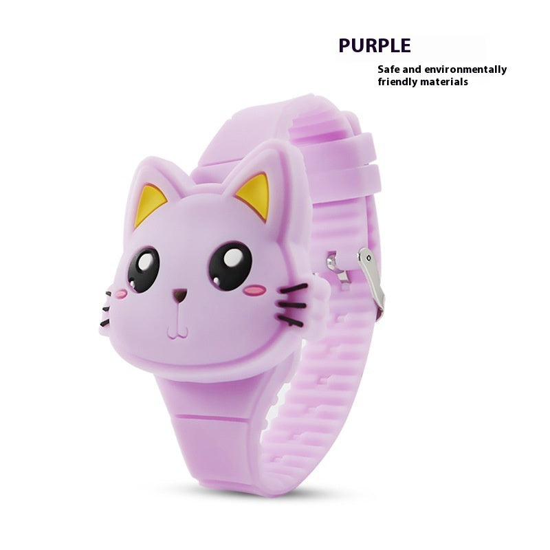 Epoxy LED Cartoon Children Watch