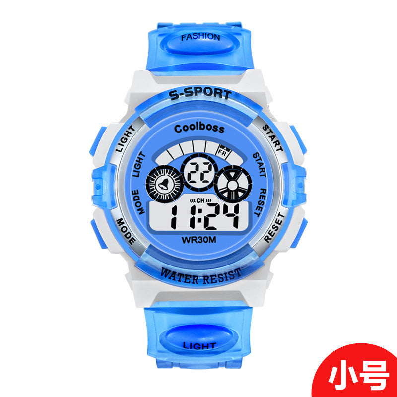 Direct manufacturers coolboss cool BOSSE children watch multifunctional light waterproof student electronic watch