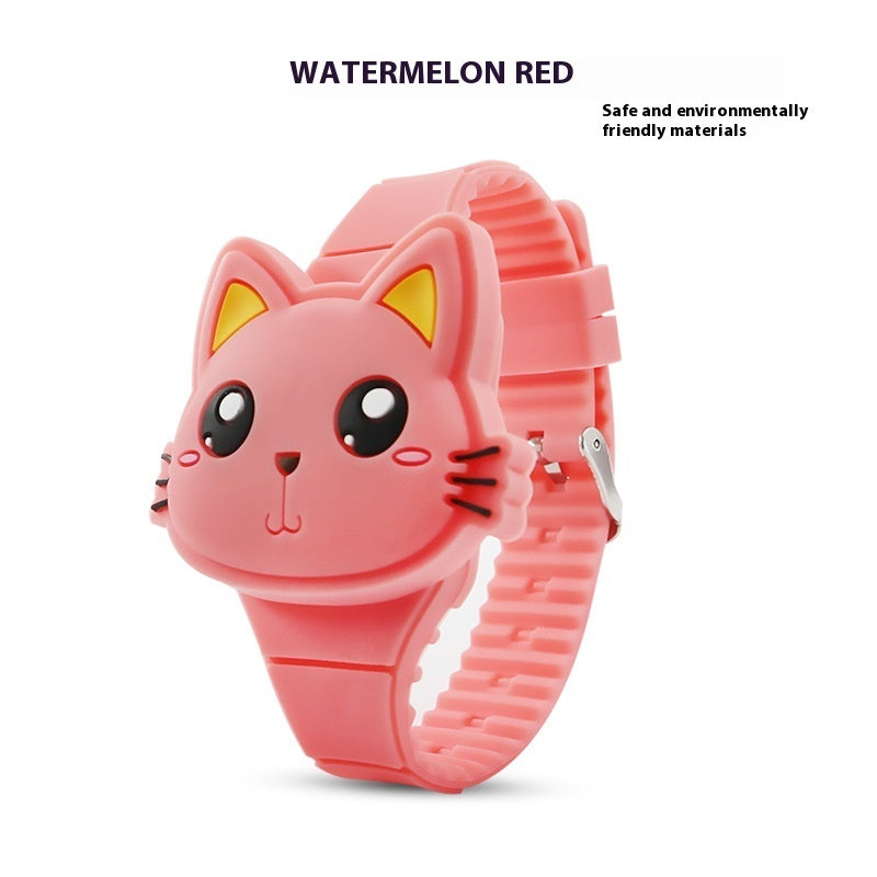 Epoxy LED Cartoon Children Watch