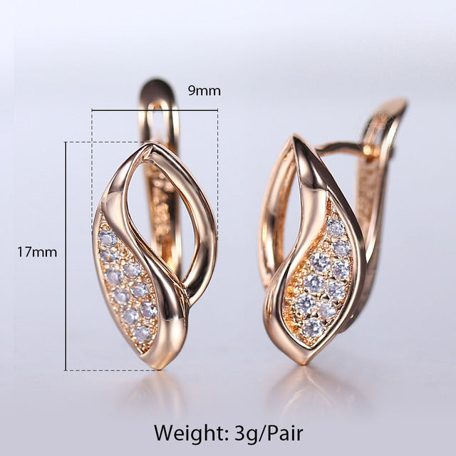New Vintage Cut Flower Square Earrings