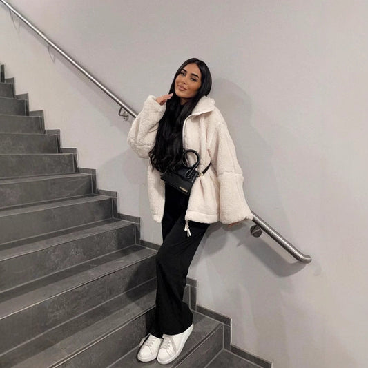 Women's Fashion Loose Personal Leisure Outdoor Zipper Coats