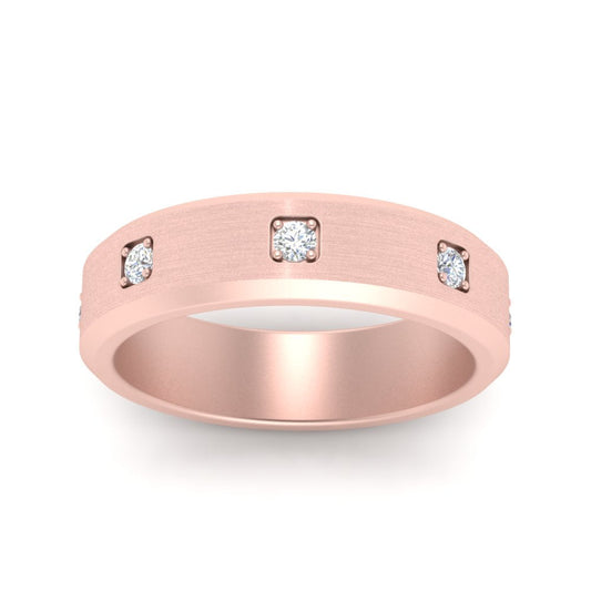 Beveled Mens Promise Ring