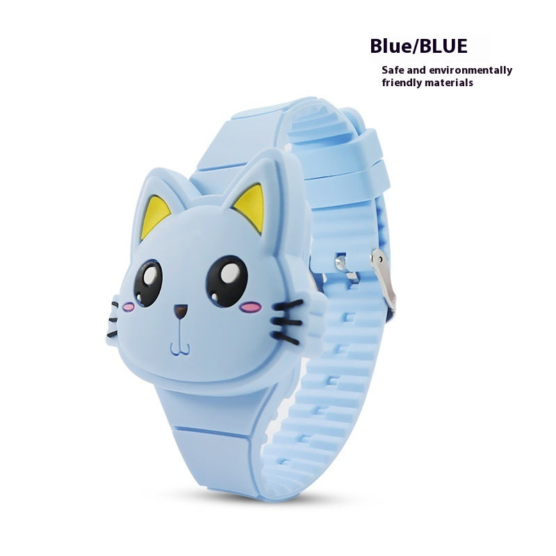 Epoxy LED Cartoon Children Watch