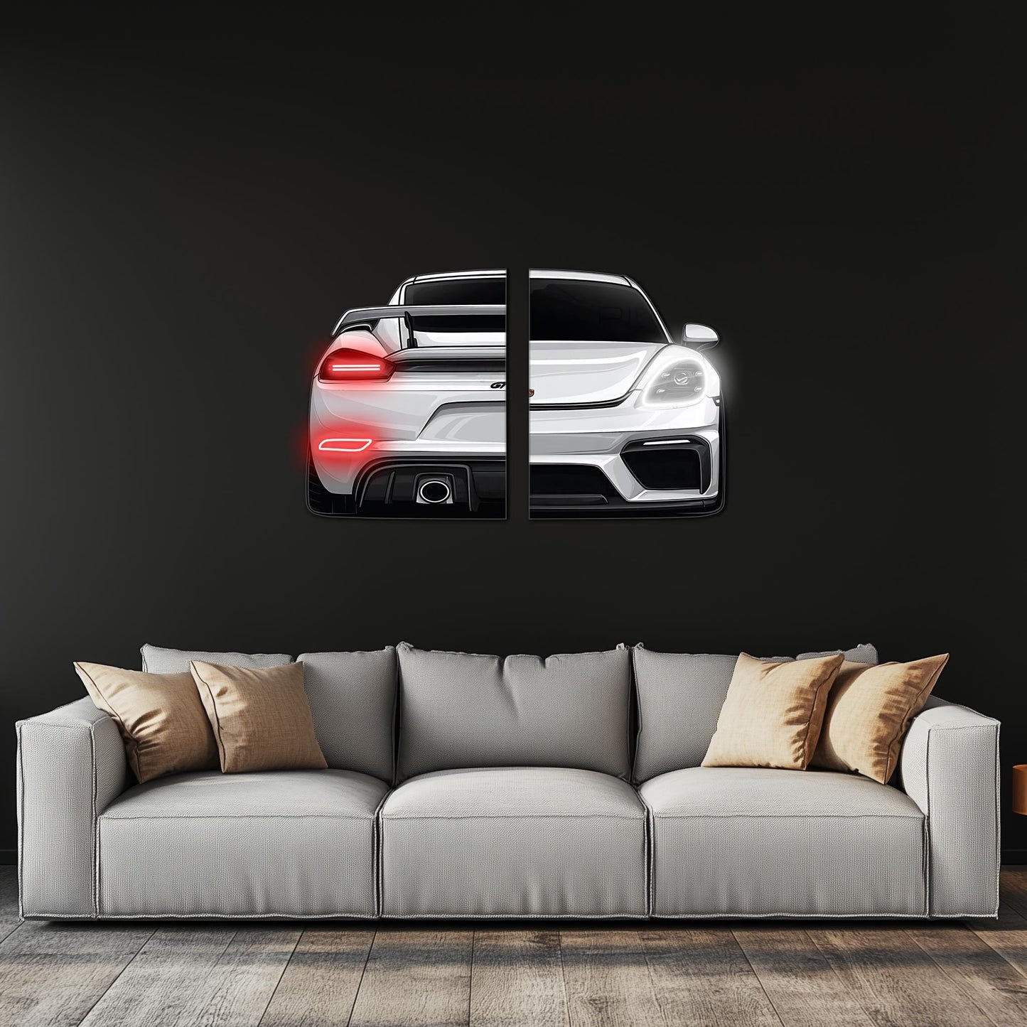 Car led wall decor, Car neon light sign, Car wall art lighted, Car led sign, Man Cave Automotive Sign,Free Shipping & Returns