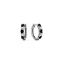1/2 Carat Stunning Five Stone Huggie Hoops Earrings