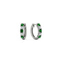 1/2 Carat Stunning Five Stone Huggie Hoops Earrings