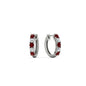1/2 Carat Stunning Five Stone Huggie Hoops Earrings
