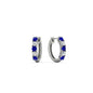 1/2 Carat Stunning Five Stone Huggie Hoops Earrings