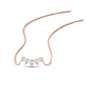 0.75 Carat 5 Stone Pear Shaped Diamond Necklace
