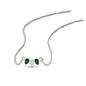 0.75 Carat 5 Stone Pear Shaped Diamond Necklace