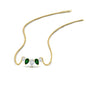 0.75 Carat 5 Stone Pear Shaped Diamond Necklace