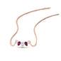 0.75 Carat 5 Stone Pear Shaped Diamond Necklace