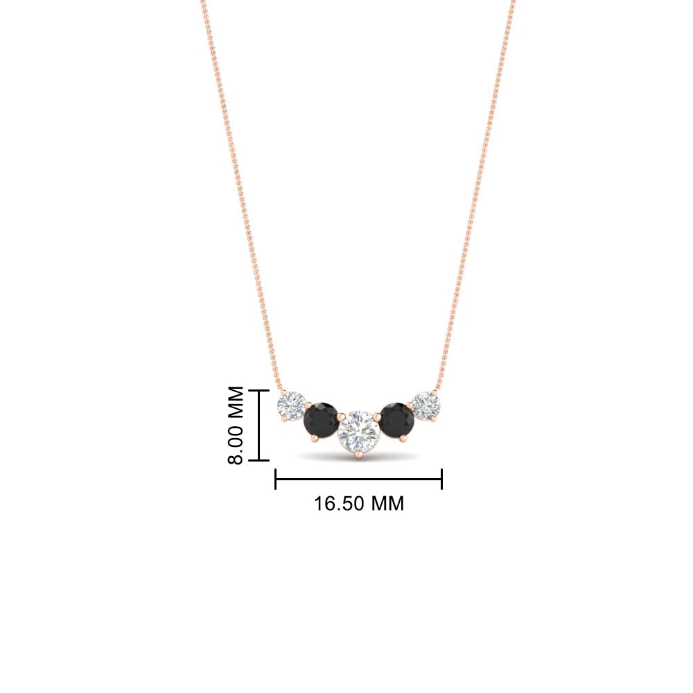 0.75 Carat Graduating Round Diamond Pendant