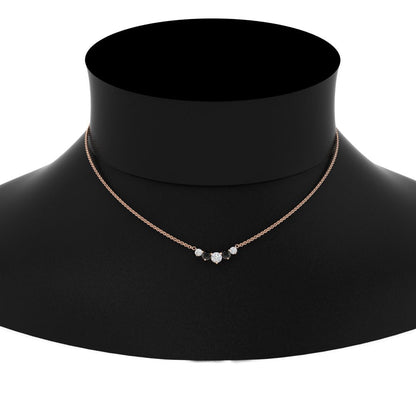 0.75 Carat Graduating Round Diamond Pendant