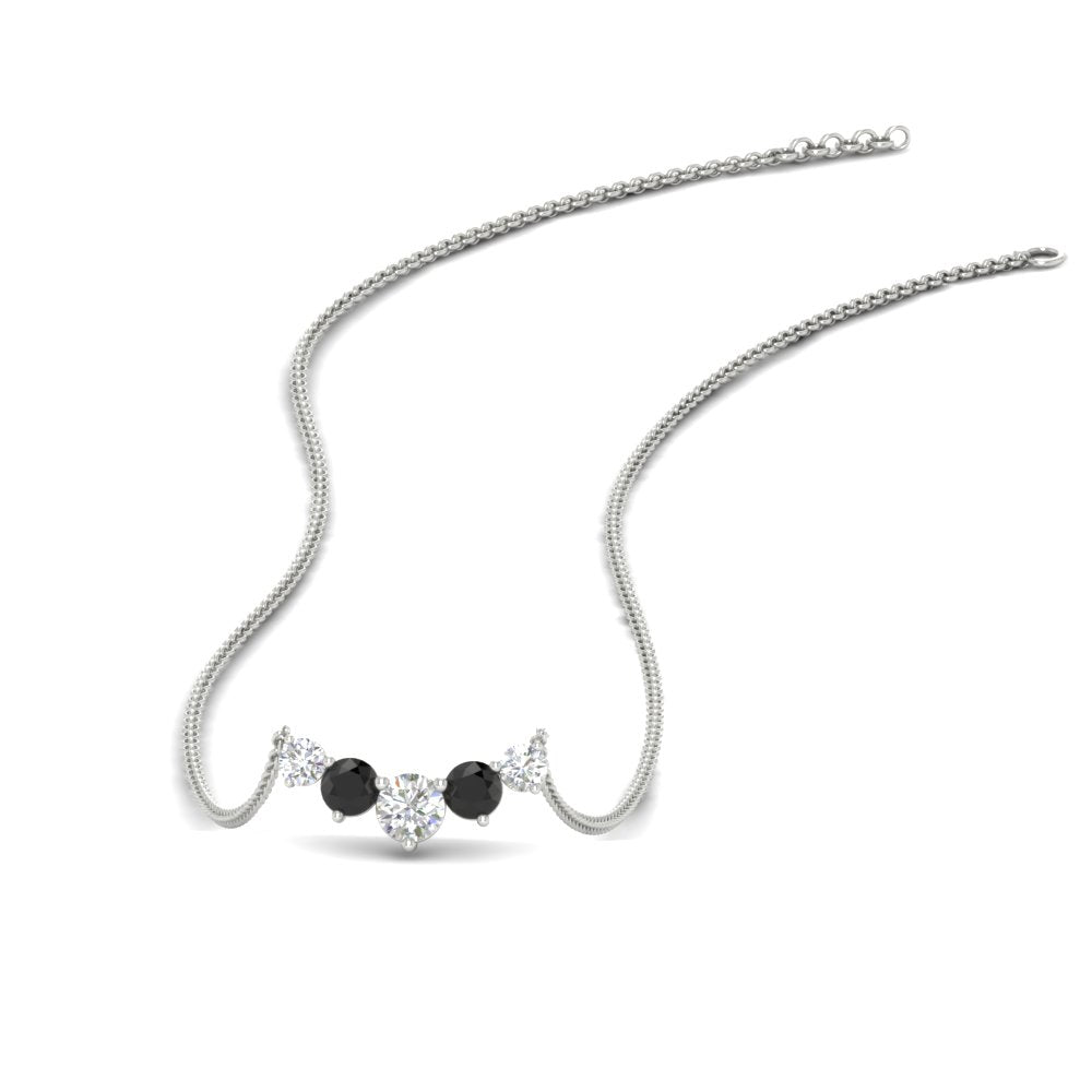 0.75 Carat Graduating Round Diamond Pendant