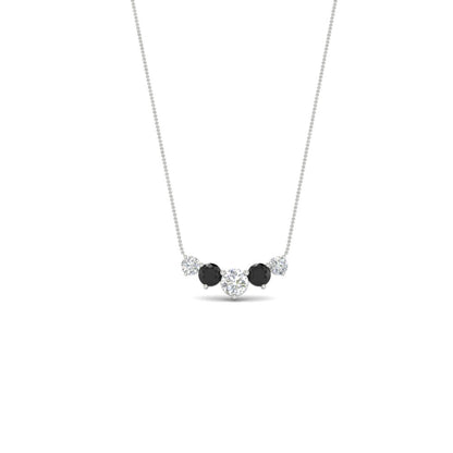 0.75 Carat Graduating Round Diamond Pendant