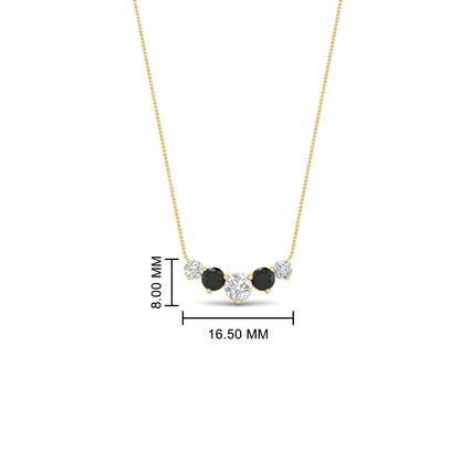 0.75 Carat Graduating Round Diamond Pendant