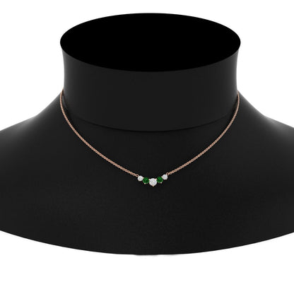 0.75 Carat Graduating Round Diamond Pendant