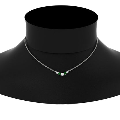 0.75 Carat Graduating Round Diamond Pendant