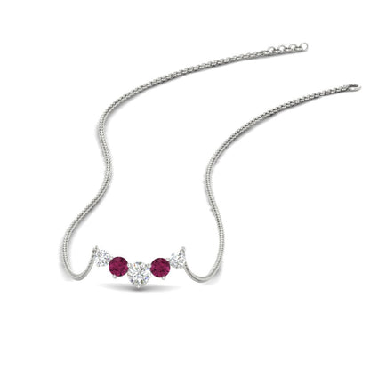 0.75 Carat Graduating Round Diamond Pendant