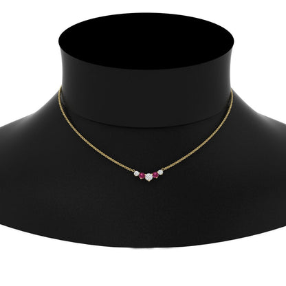 0.75 Carat Graduating Round Diamond Pendant