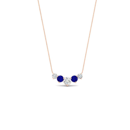 0.75 Carat Graduating Round Diamond Pendant
