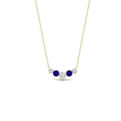 0.75 Carat Graduating Round Diamond Pendant