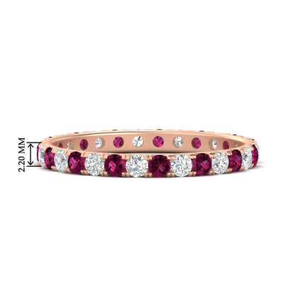 0.75 Ct. Round Eternity Wedding Band