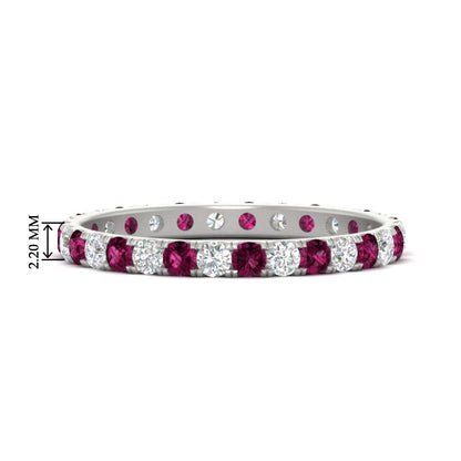 0.75 Ct. Round Eternity Wedding Band