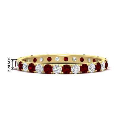 0.75 Ct. Round Eternity Wedding Band