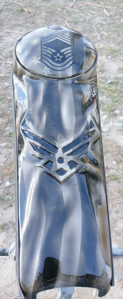 3D Air Force and American flag console