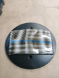 3D tattered thin blue line theme Victory/INDIAN primary Cover