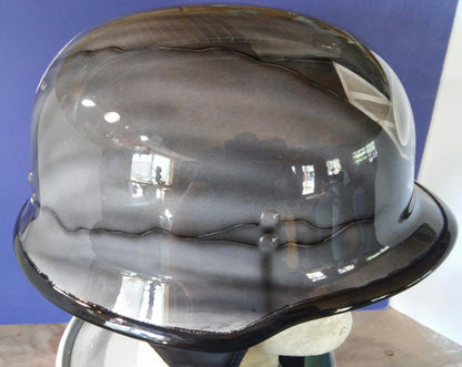 Harley Helmet Air Force Police Logo on Black granite