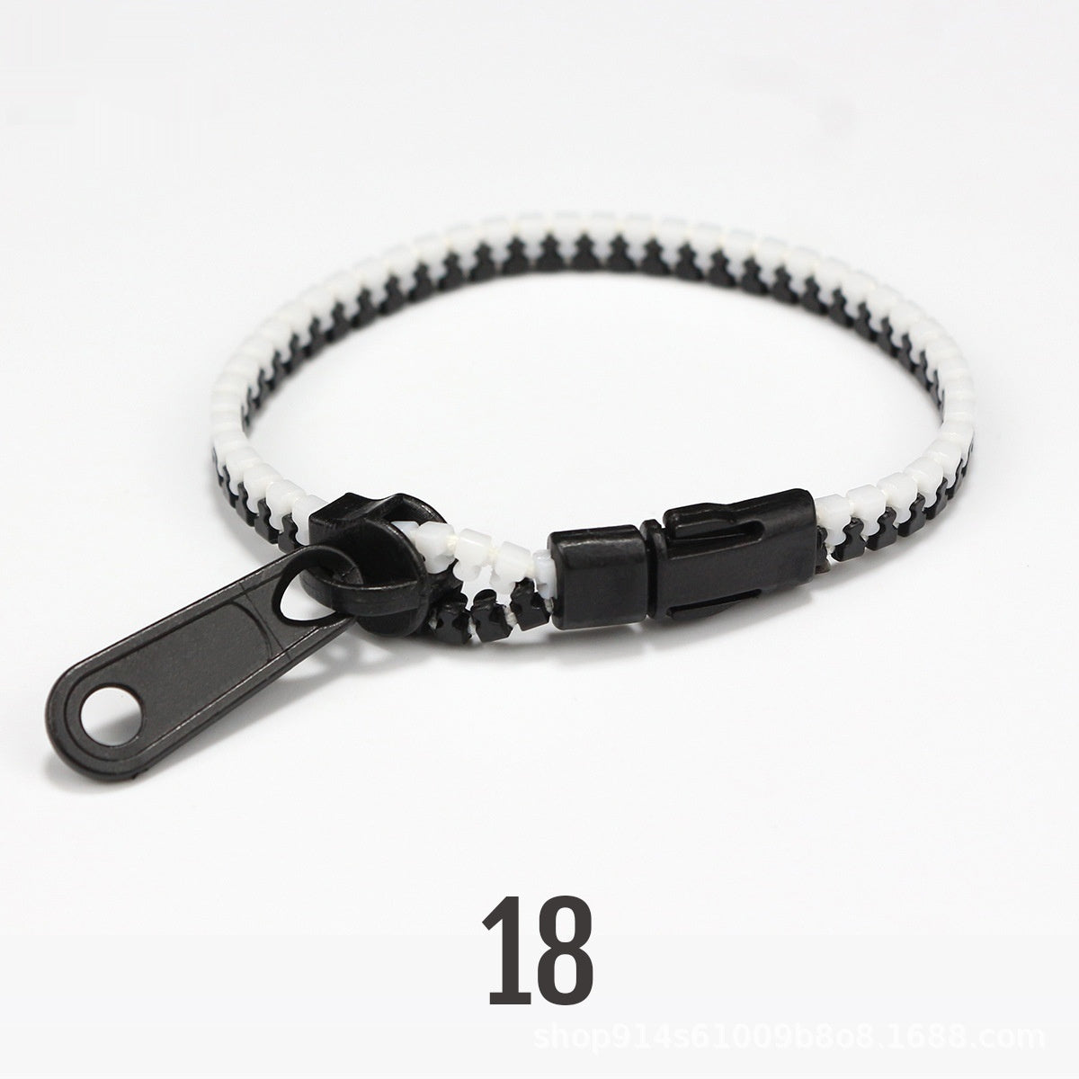 No 5 Two-color Children's Zipper Bracelet