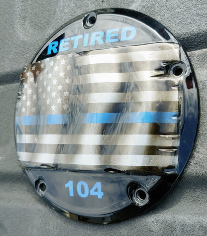 Retired Police Officer themed derby cover