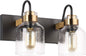 Black Vintage Bathroom Vanity Light Fixture