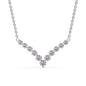 Round Graduated V-Necklace