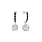 1 Carat Solitaire Diamond Drop Earrings