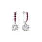 1 Carat Solitaire Diamond Drop Earrings