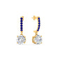 1 Carat Solitaire Diamond Drop Earrings