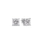Princess-Cut Diamond Solitaire Stud Earrings [IGI Certified]