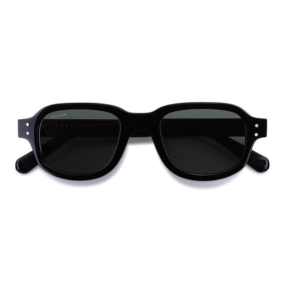 Tres 48mm Rectangle Sunglasses | Black