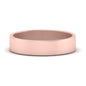 5 mm Flat Gold Wedding Band