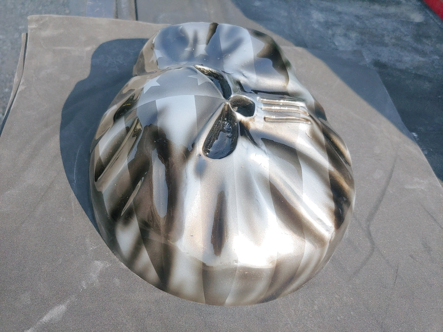3D Punisher 103 Harley air cleaner