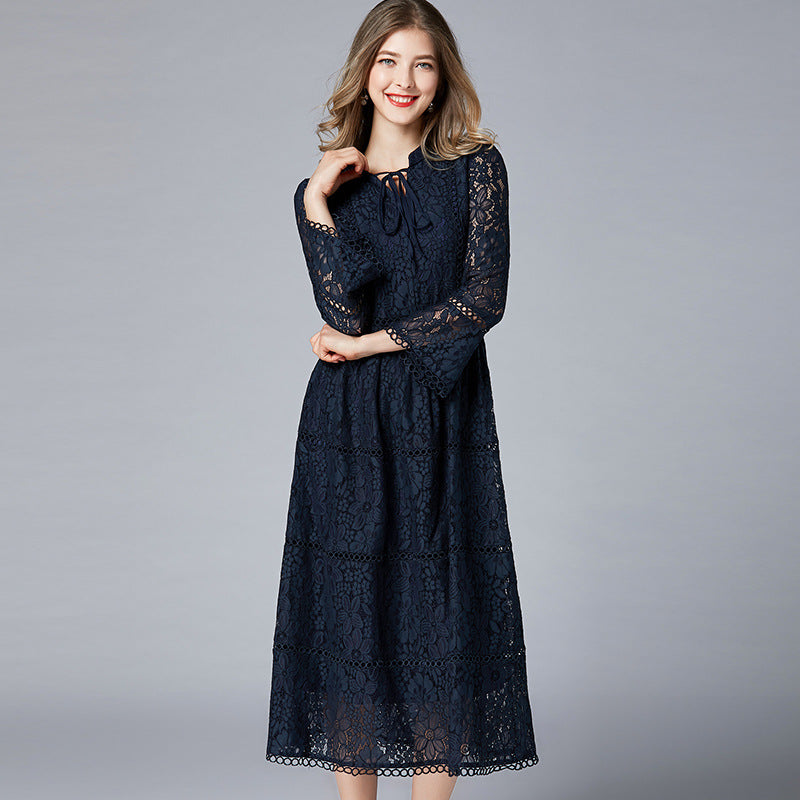 Women's Large Dress Spring Lace Female Formal Dresses