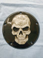 3D Skull Harley derby cover