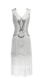 Sequined Handmade Beaded Dress Tassel Sleeveless Wedding Dresses