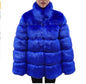 Women's Fur Imitation Fox Faux Slimming Stand Coats
